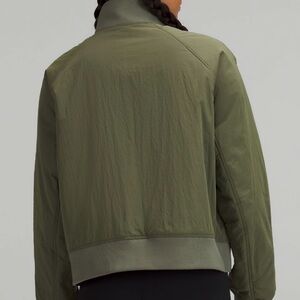 lululemon athletica Olive-Tone Bomber Jacket